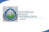 Atividades da federação para a paz universal