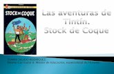 Las aventuras de Tintín. stock de coque.