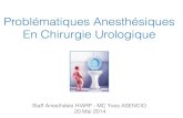 Anesthesia in urology for dummies