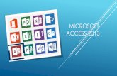 Microsoft Office Access 2013 Hafta 3
