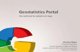 Geostatistics Portal - the multitool for statistics on maps