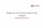 Etude sur la consommation des medias ramadan