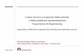 L’open Source a supporto delle aziende e delle pubbliche amministrazioni - L'esperienza di Engineering