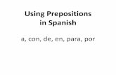Using prepositions in progress