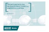 Oportunitats en infraestructures a Amèrica Llatina