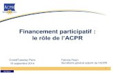 Financement participatif : le rôle de l’ACPR