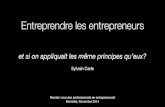 Entreprendre les entrepreneurs