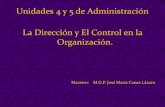 Materia Administración: Dirección y control