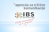 Ibs promocija prezentacija usluga