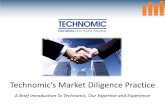 Market diligence product presentation 3 2013 mm(mr) #14691