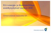 EU:n energia- ja ilmastopolitiikan suuntaviivoja 2030