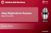 Vodafone Akıllı Bas Konuş - Sunum - Büyük Kurumlar - 060613