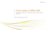 Transição BPOS para Office 365