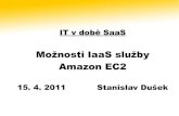 Možnosti IaaS služby Amazon EC2