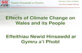 Climate change and wales