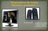 Dispositivos de Salida(Monitor y Parlantes)