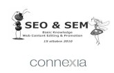 Promozione di contenuti per il web - Nozioni base SEO e SEM
