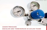 Under pressure - Sozialer und Termindruck in agilen Teams
