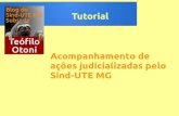 Tutorial Sind-UTE MG Teófilo Otoni: Acompanhamento online de processos - TJMG