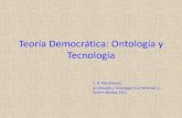 Teoría democrática ontología y tecnología, Macpherson
