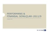 İş Yatırım | Performans & Finansal Sonuçlar - 2011/9