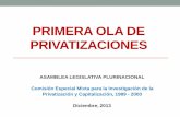 Informe primera ola de privatizaciones en Bolivia