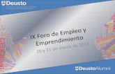IX foro de empleo y autoempleo 2013