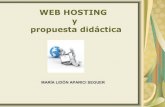 Web Hosting y propuesta didàctica