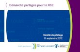 2012 09 11 démarche partagée rse pdl comité de pilotage