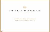 Revue de presse - Champagne Philipponnat Décembre 2013