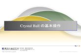 Oracle Crystal Ballの基本的な操作方法
