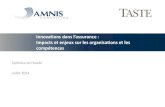 Innovation dans l'assurance - étude AMNIS Consulting