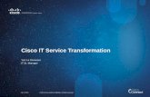 Cisco IT Service Transformation
