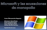 Microsoft y las acusaciones de Monopolio