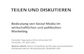 Social Media im wirtschaftlichen und politischen Marketing