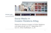 Social Media im Investor-Relations-Alltag