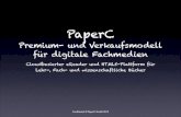 Relaunch PaperC 2013 - Firmenpräsenstation