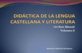 Didáctica de la lengua castellana y literatura