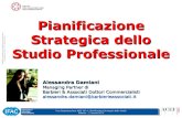 Alessandra Damiani - Pianificazione strategica dello studio - Palermo, 13/03/2014
