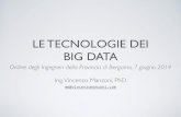 Le tecnologie dei Big Data