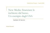 Nicola Boccardi - New Media: finanziare le inchieste dal basso. Un esempio dagli USA. Mediacamp Perugia 5 aprile 2009