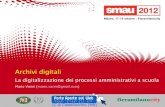 Presentazione Smau 2012:La digitalizzazione dei processi amministrativi a scuola.