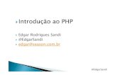 Introducao ao PHP @edgarsandi
