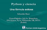 Python en ciencia Pycon Argentina 2009
