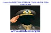 Curso online direito processual penal militar para concursos