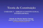 Unidade V - Direito Constitucional Intertemporal
