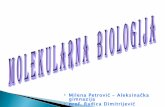 L200 - Biologija - Molekularna biologija - Milena Petrović - Radica Dimitrijević
