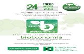 Díptico I Encuentro Ibérico sobre Bioeconomía