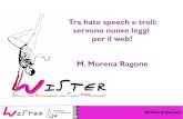 Morena Ragone: Tra hate speech e troll: servono nuovi leggi per il web? #d2dtodi