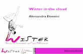 Alessandra Donnini. Le Wister nel cloud: formazione D2D con strumenti social e cloud